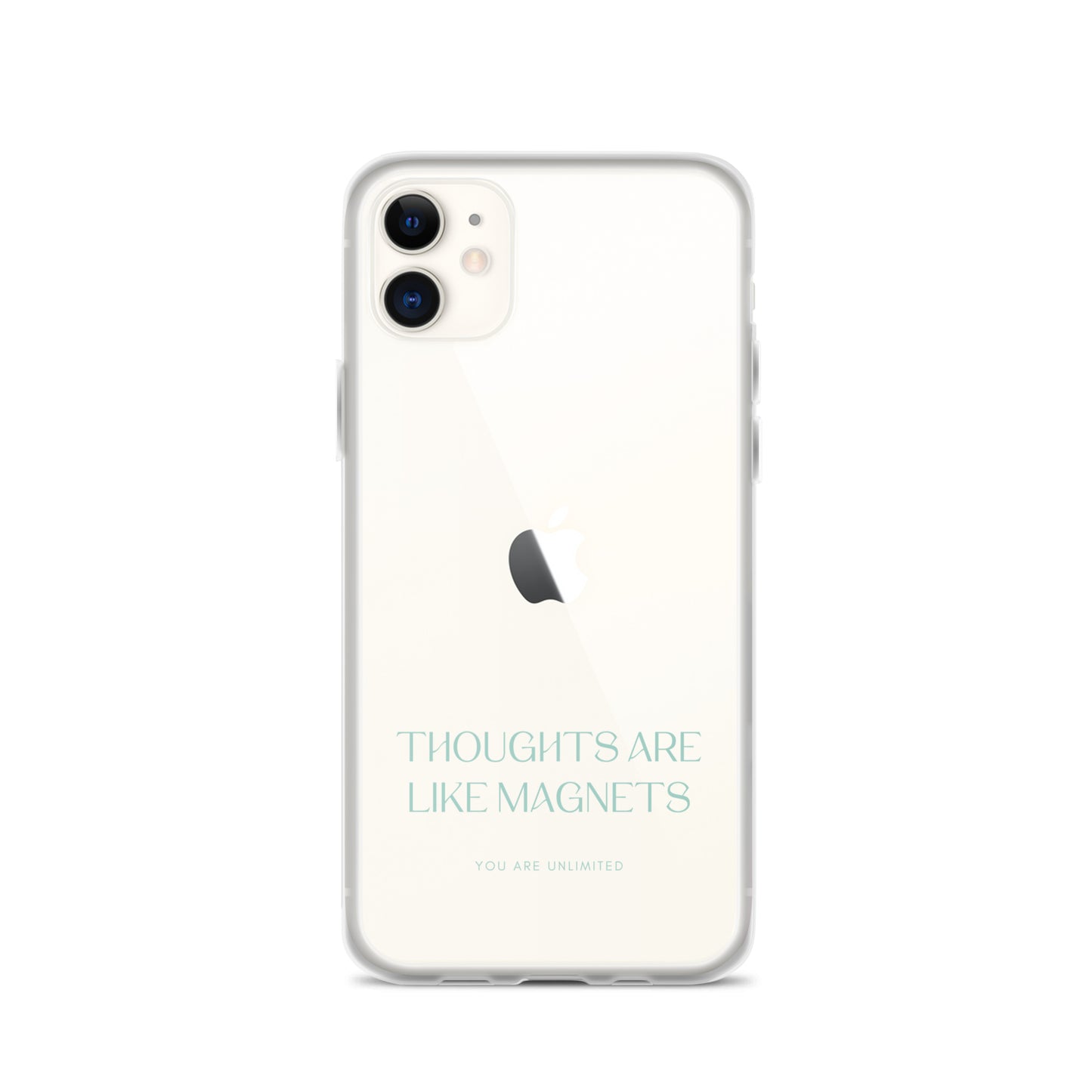 Thoughts Are Like Magnets - Clear Case for iPhone®