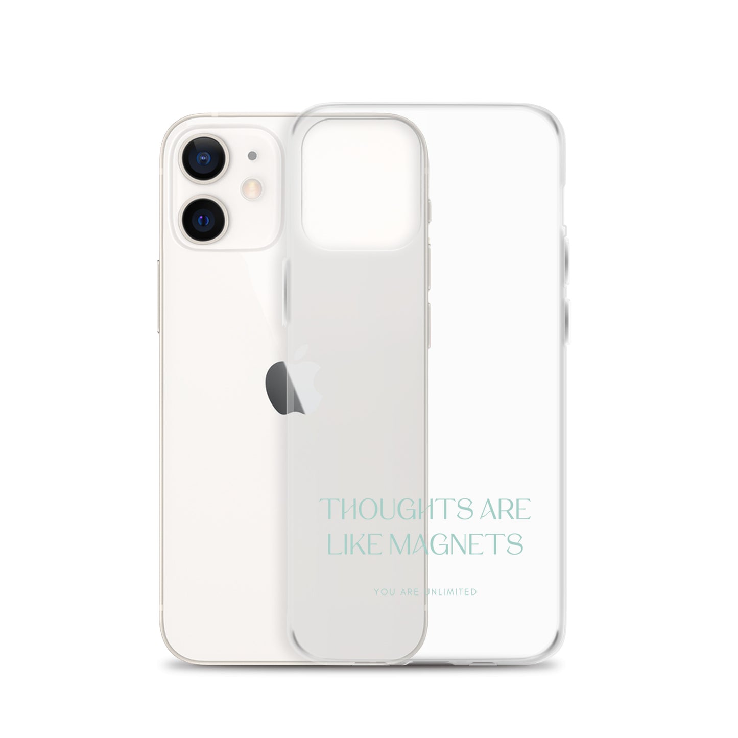 Thoughts Are Like Magnets - Clear Case for iPhone®