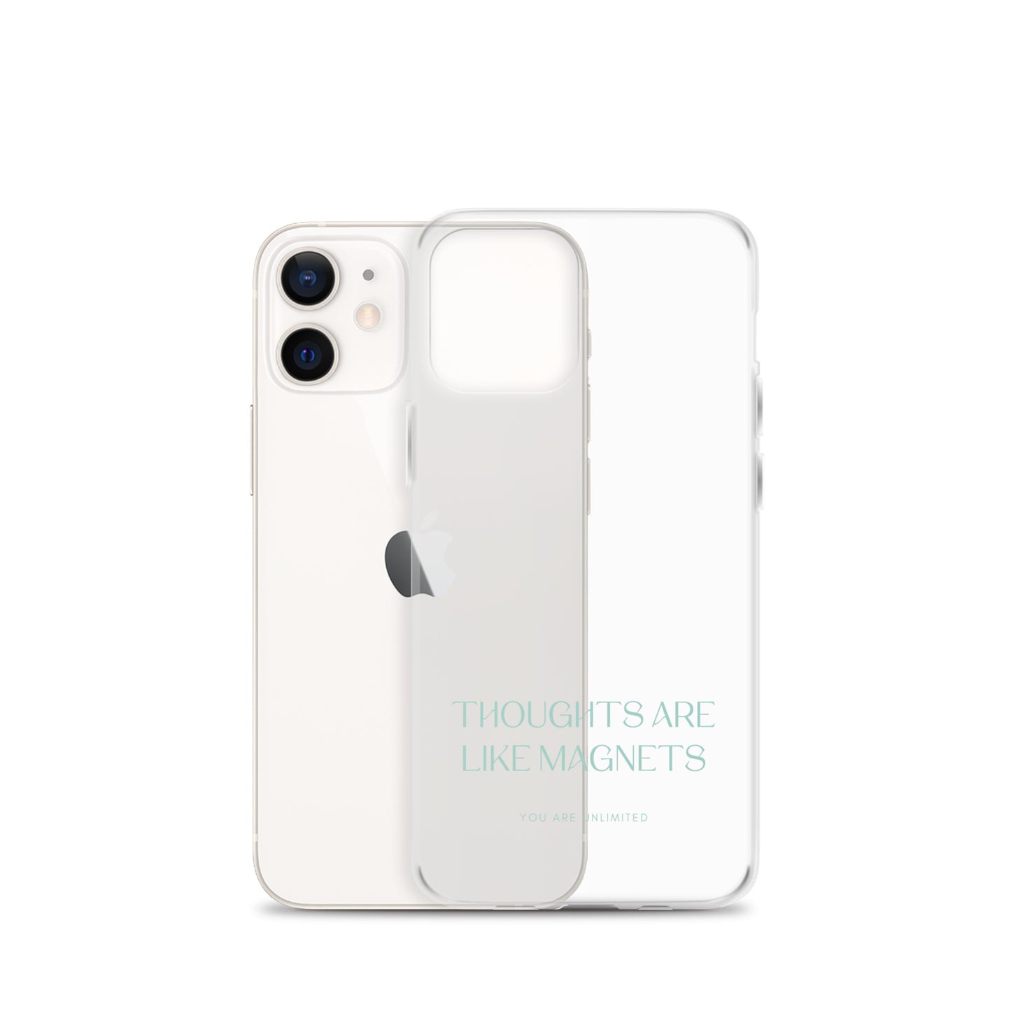 Thoughts Are Like Magnets - Clear Case for iPhone®