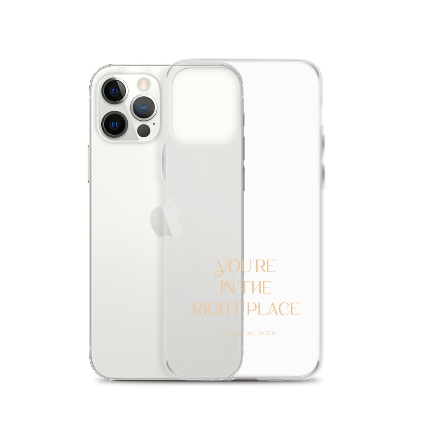 You're In The Right Place - Clear Case for iPhone®