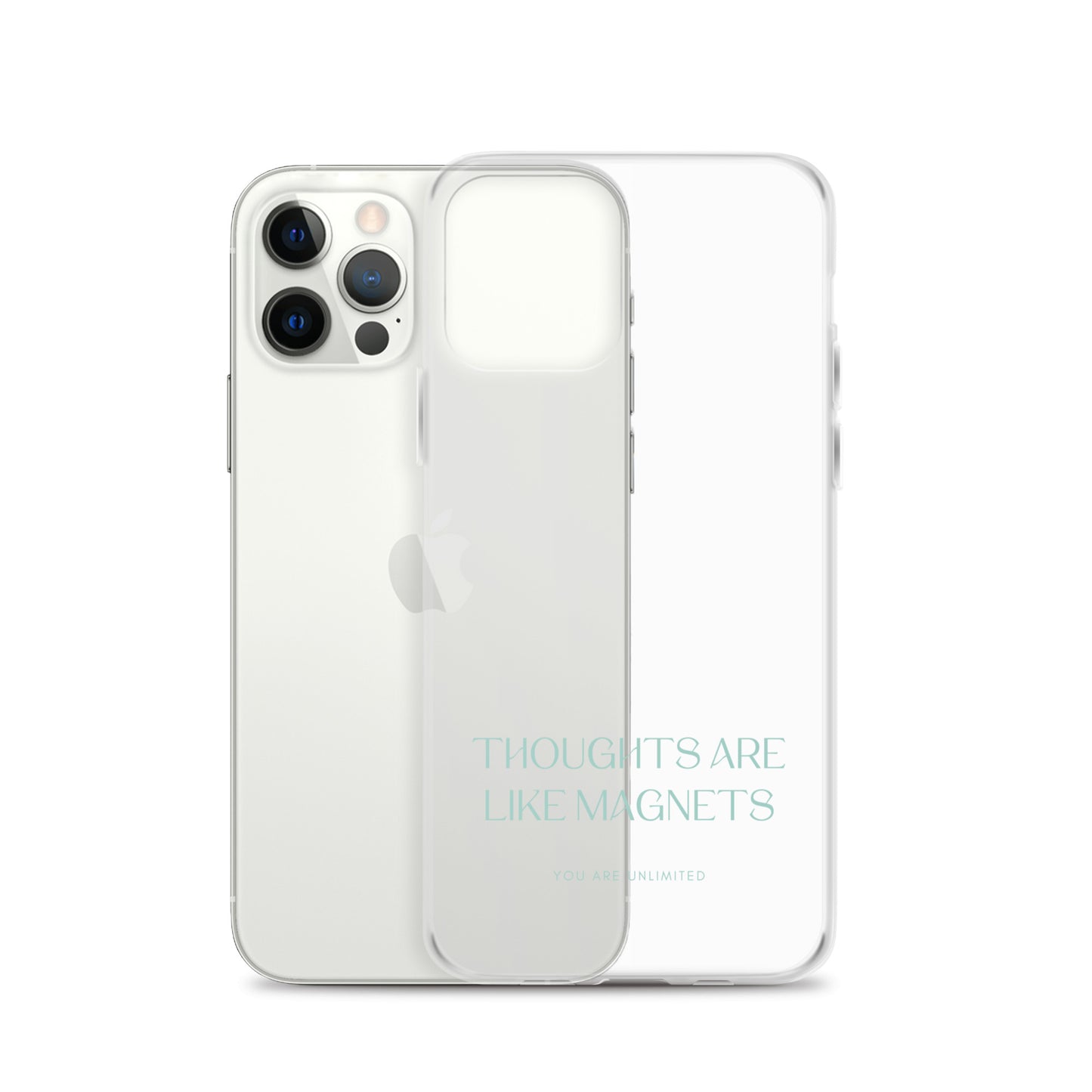 Thoughts Are Like Magnets - Clear Case for iPhone®