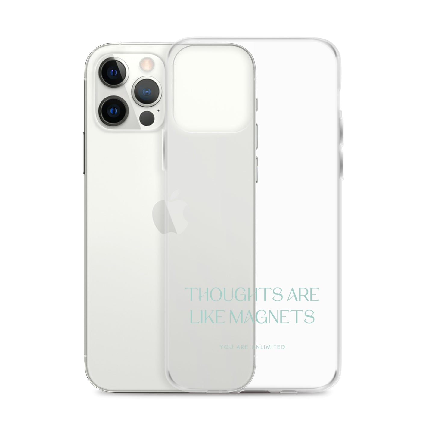 Thoughts Are Like Magnets - Clear Case for iPhone®