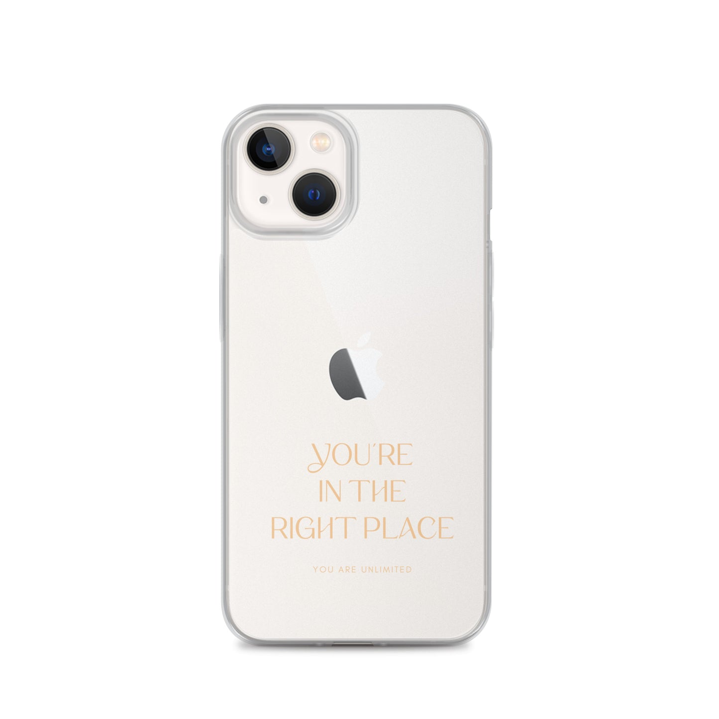You're In The Right Place - Clear Case for iPhone®