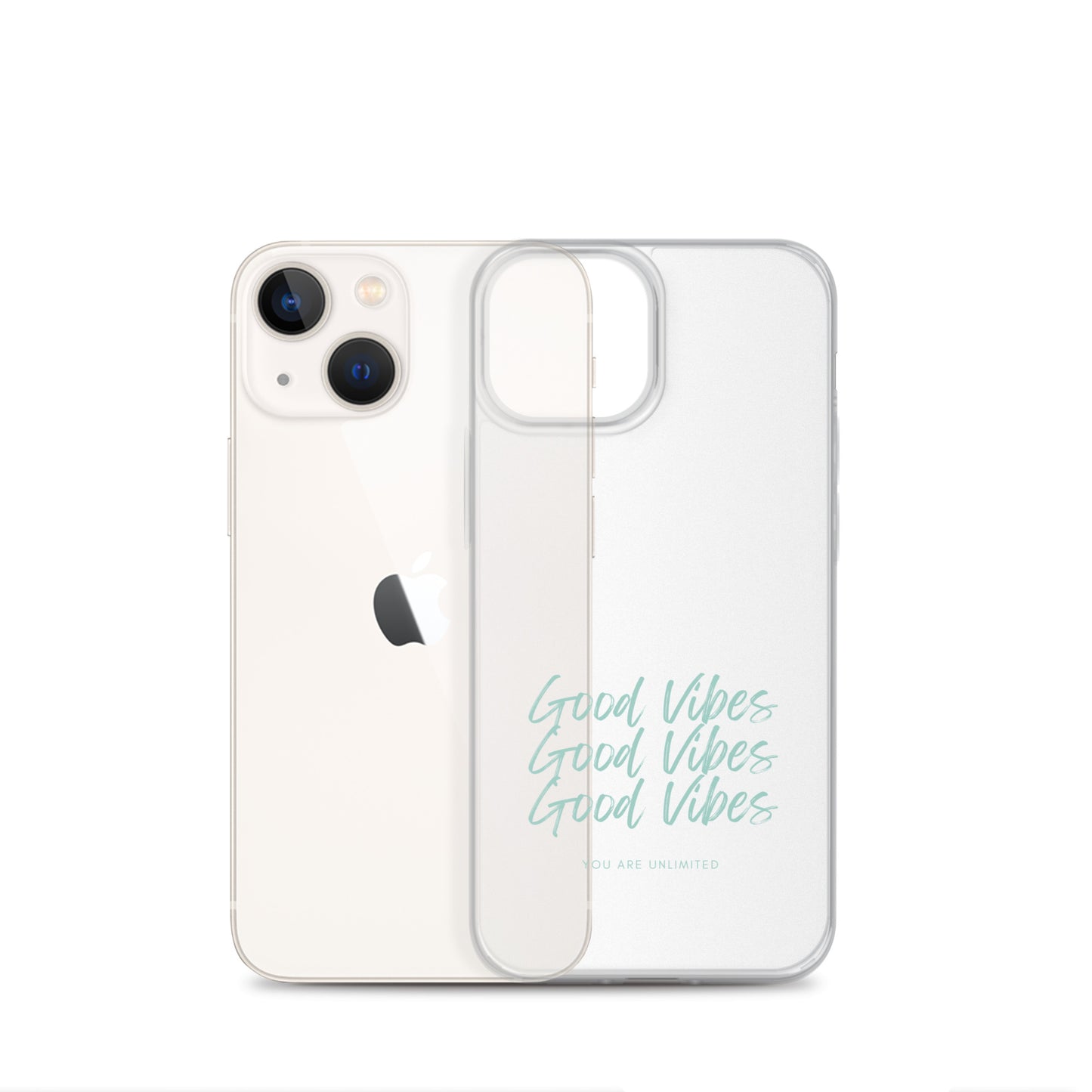 Good Vibes - Clear Case for iPhone®