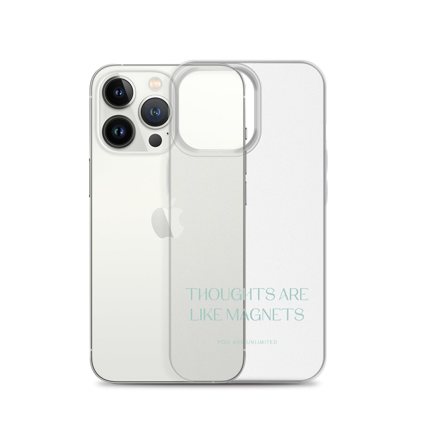 Thoughts Are Like Magnets - Clear Case for iPhone®