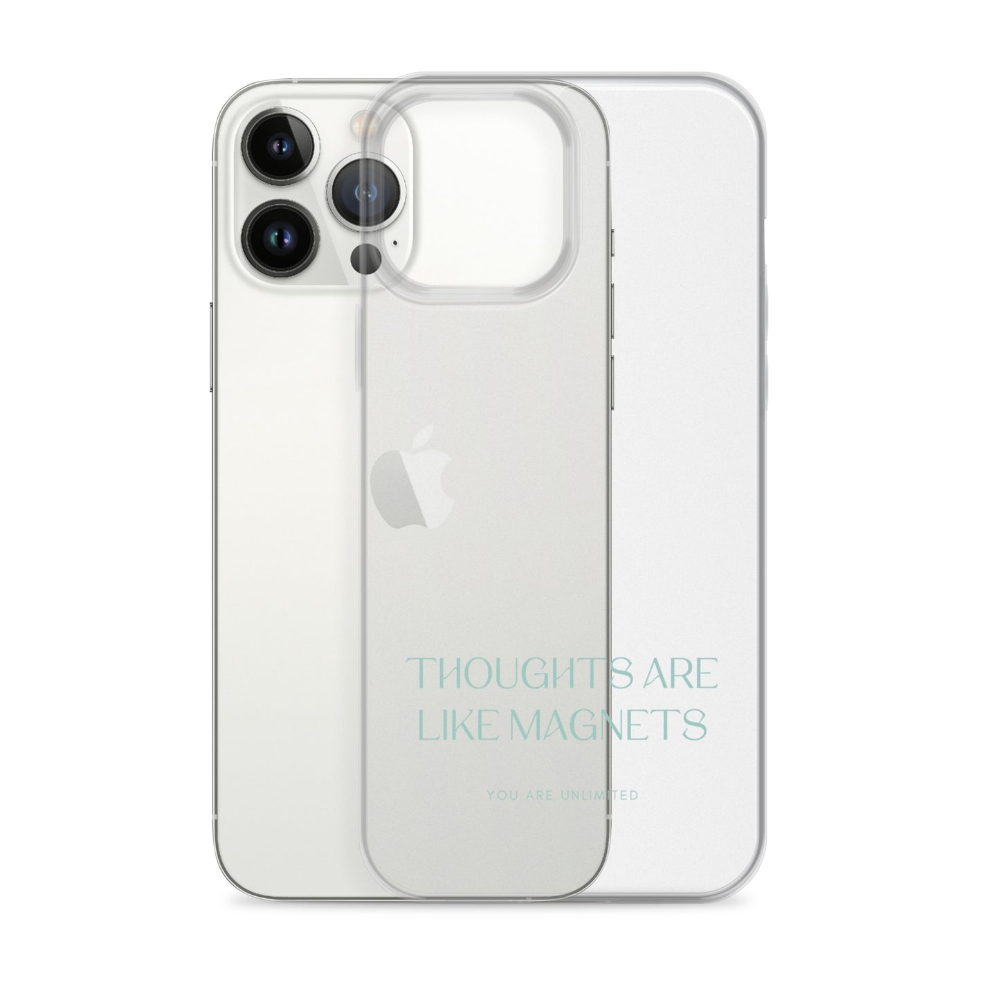 Thoughts Are Like Magnets - Clear Case for iPhone®