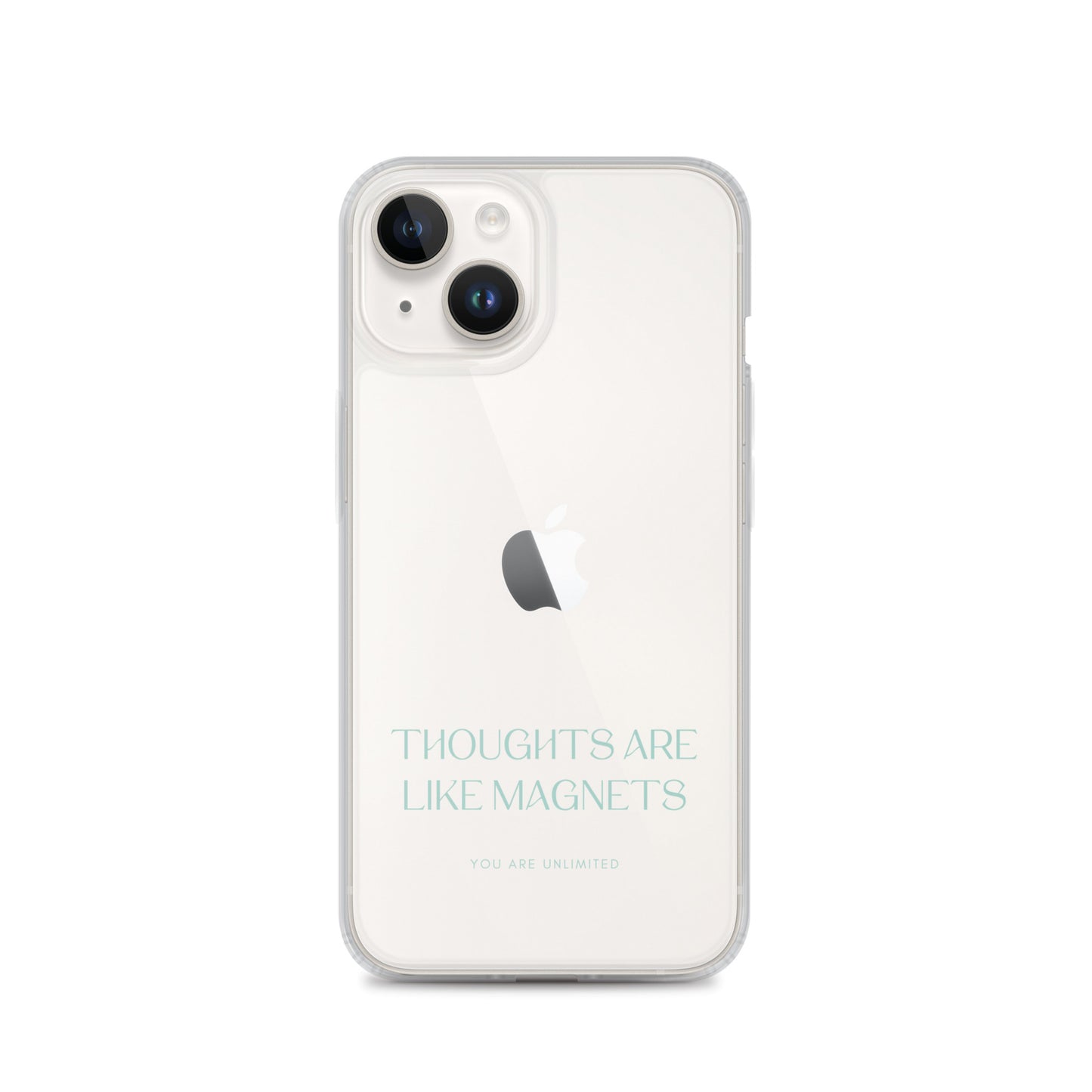 Thoughts Are Like Magnets - Clear Case for iPhone®