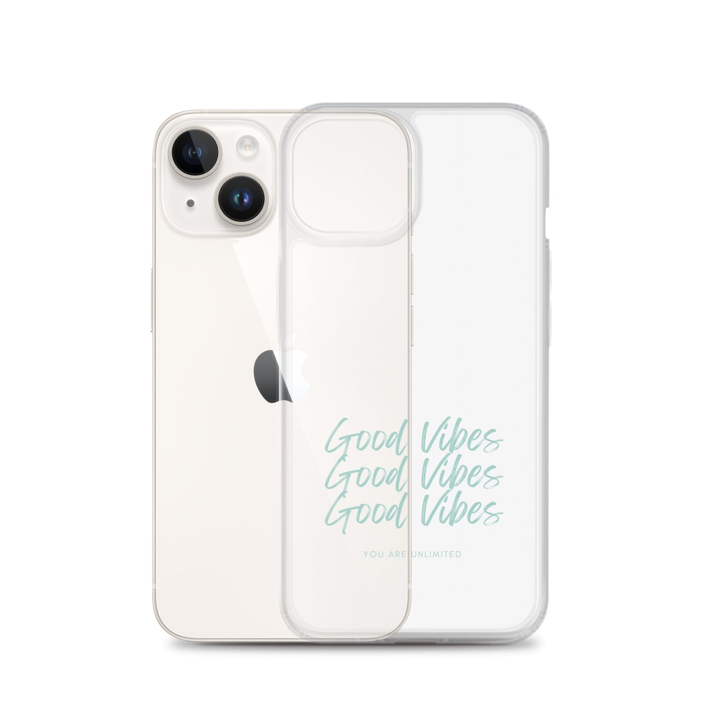 Good Vibes - Clear Case for iPhone®