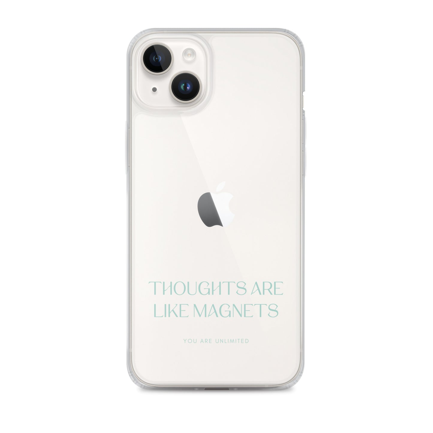 Thoughts Are Like Magnets - Clear Case for iPhone®
