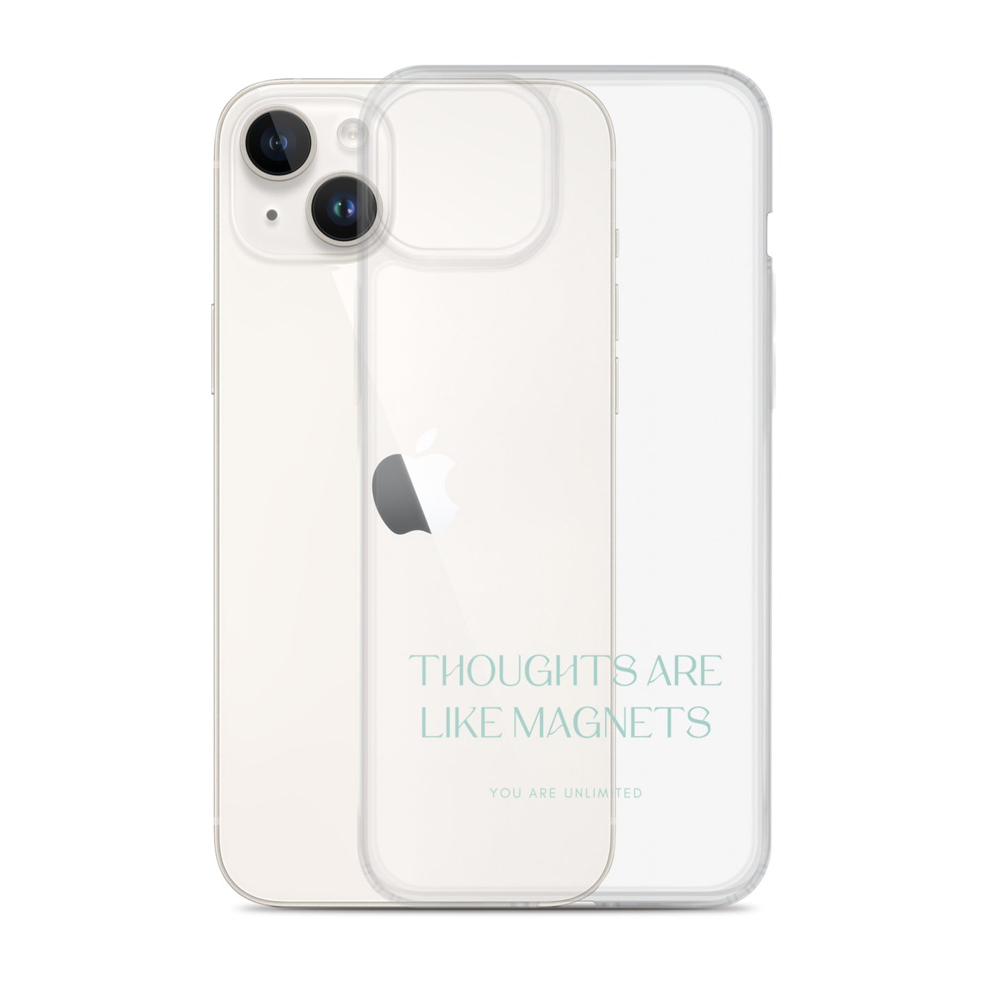 Thoughts Are Like Magnets - Clear Case for iPhone®