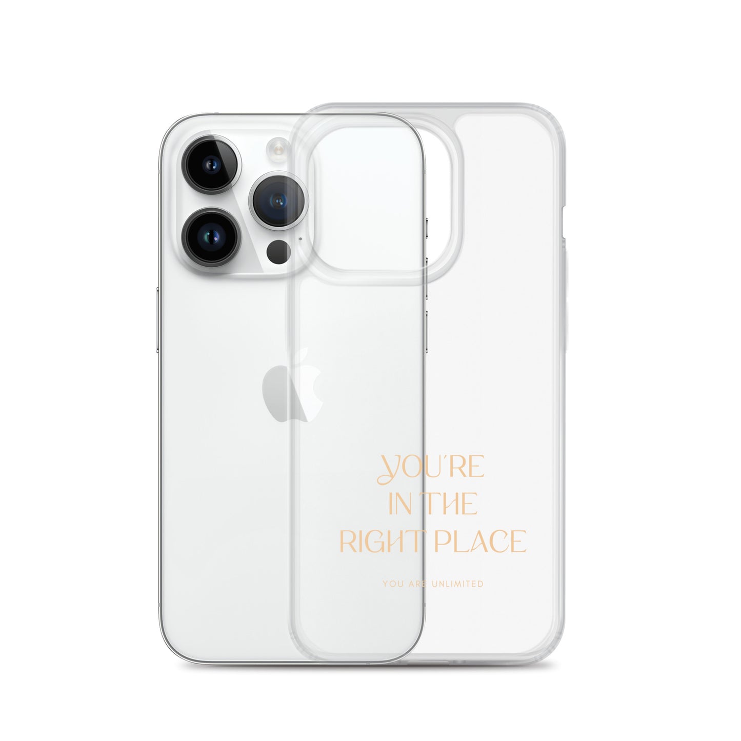 You're In The Right Place - Clear Case for iPhone®