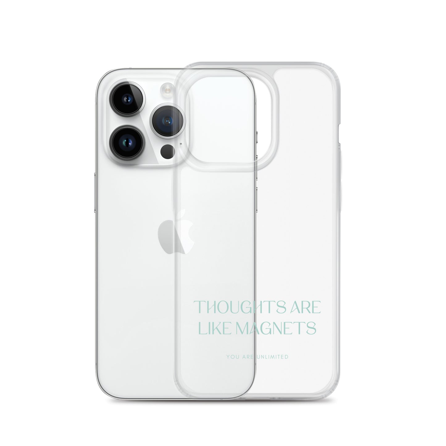 Thoughts Are Like Magnets - Clear Case for iPhone®