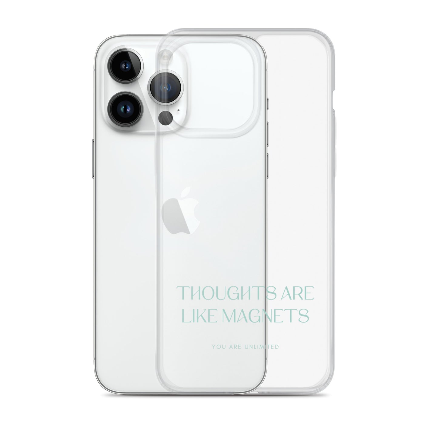 Thoughts Are Like Magnets - Clear Case for iPhone®