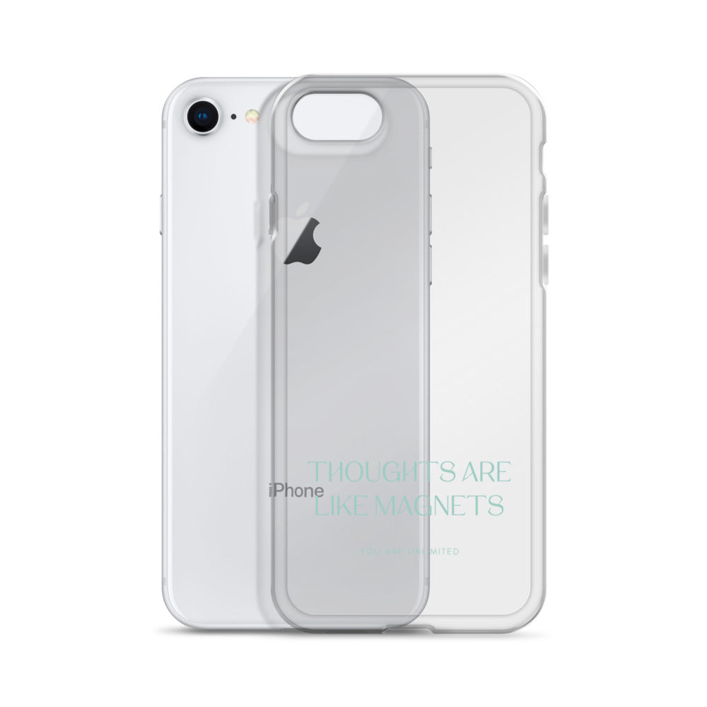 Thoughts Are Like Magnets - Clear Case for iPhone®