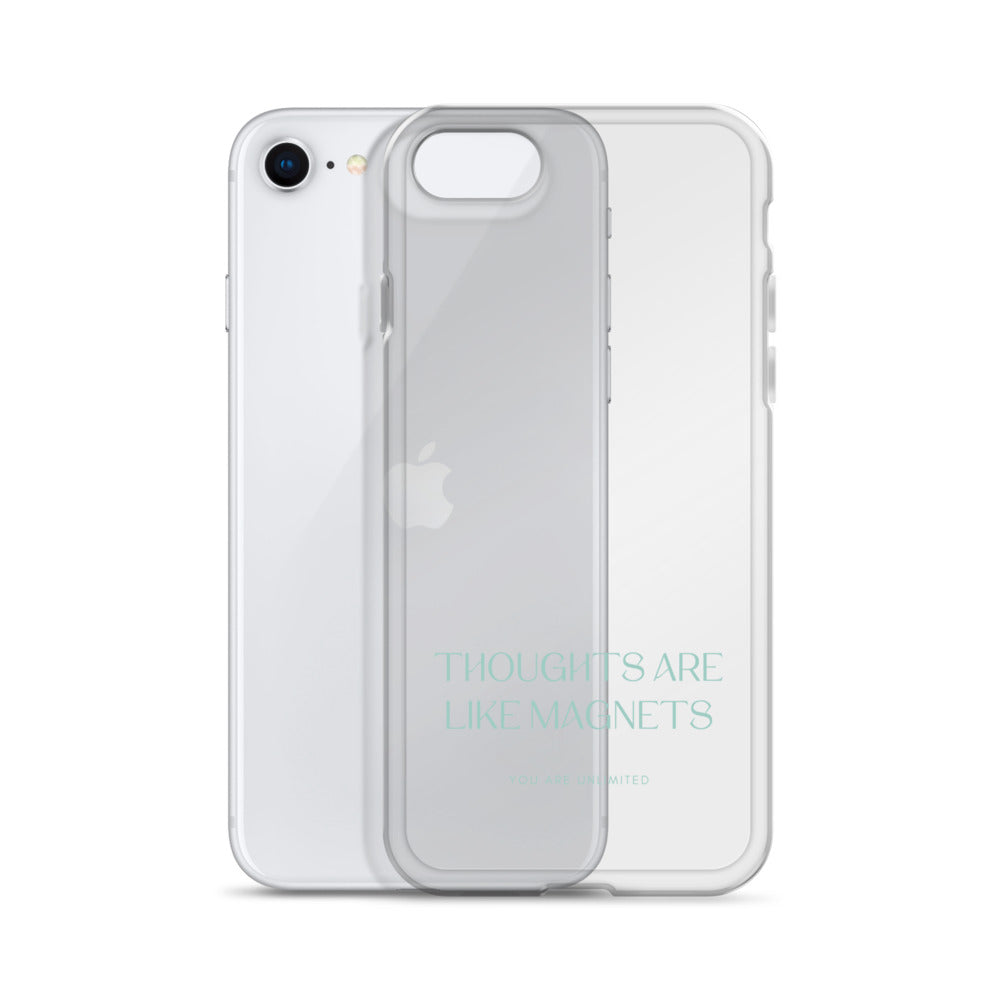 Thoughts Are Like Magnets - Clear Case for iPhone®