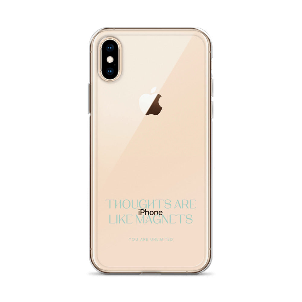 Thoughts Are Like Magnets - Clear Case for iPhone®