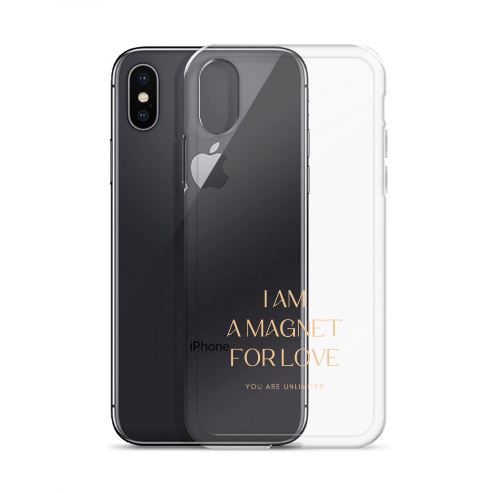 Magnet For Love - Clear Case for iPhone®