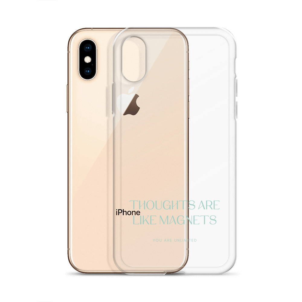 Thoughts Are Like Magnets - Clear Case for iPhone®