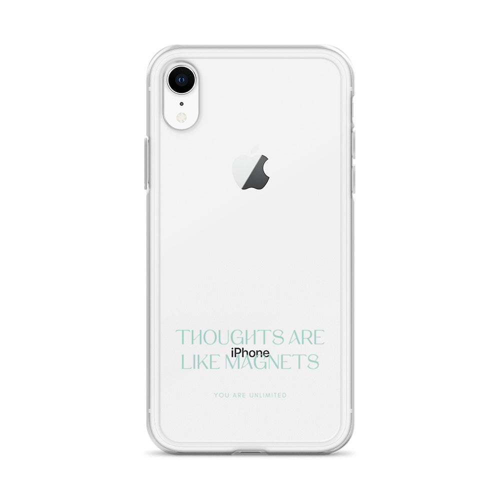 Thoughts Are Like Magnets - Clear Case for iPhone®
