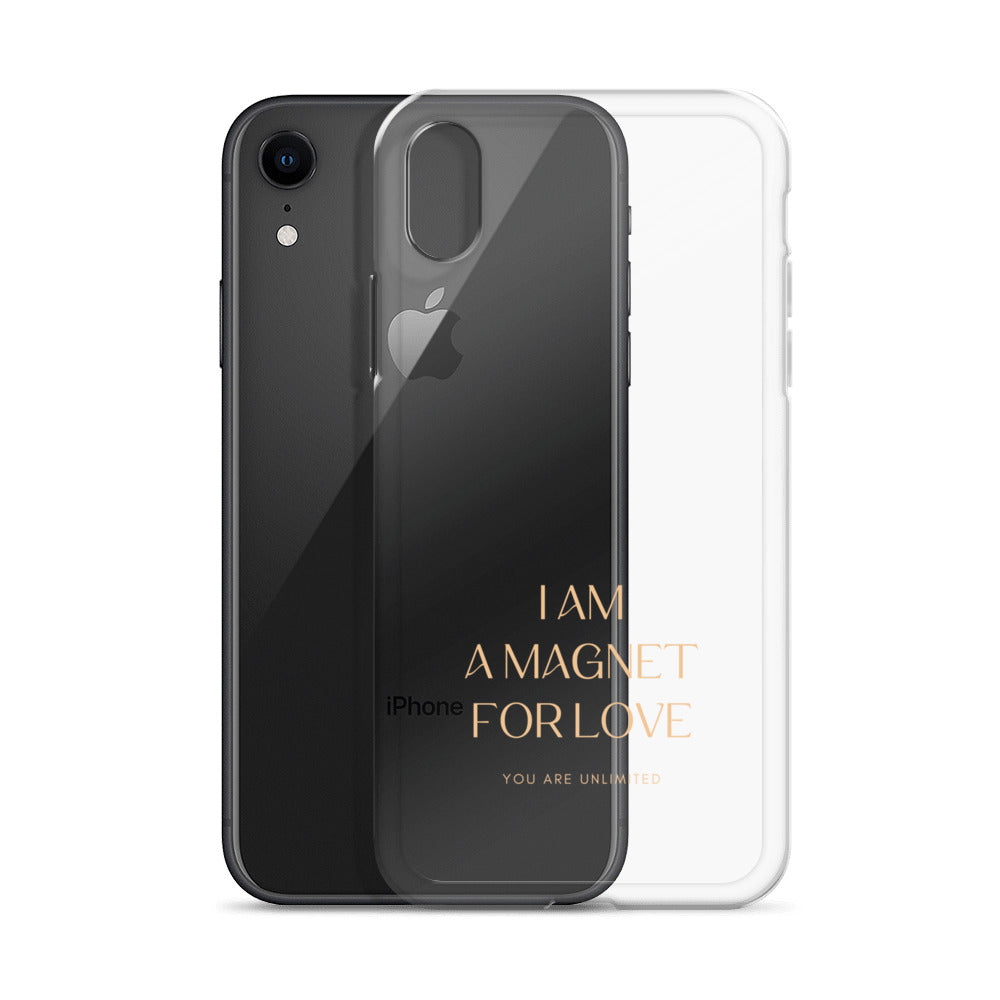 Magnet For Love - Clear Case for iPhone®