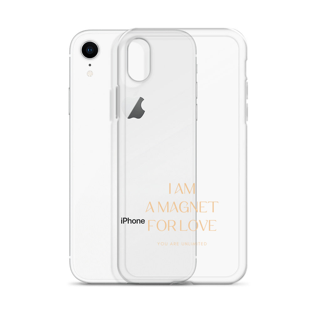 Magnet For Love - Clear Case for iPhone®