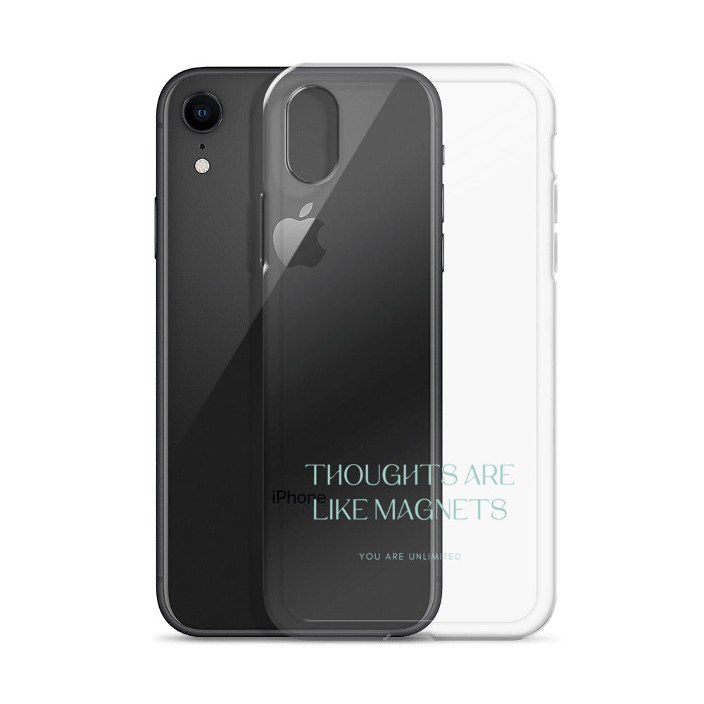Thoughts Are Like Magnets - Clear Case for iPhone®
