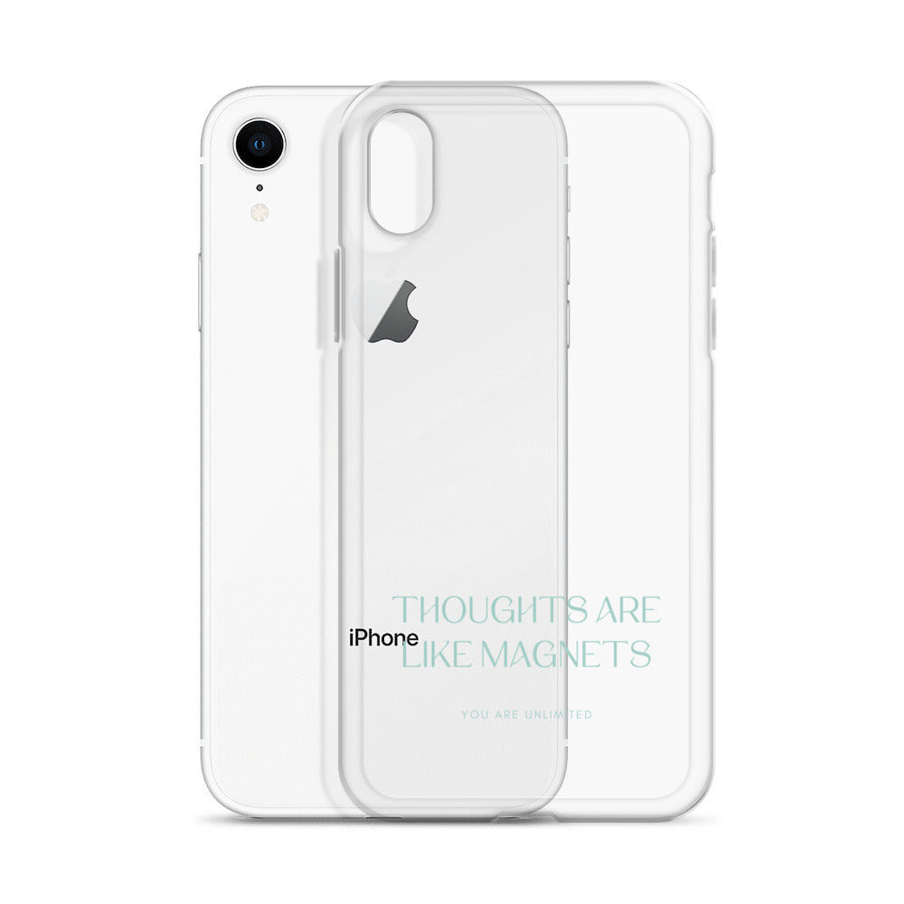Thoughts Are Like Magnets - Clear Case for iPhone®