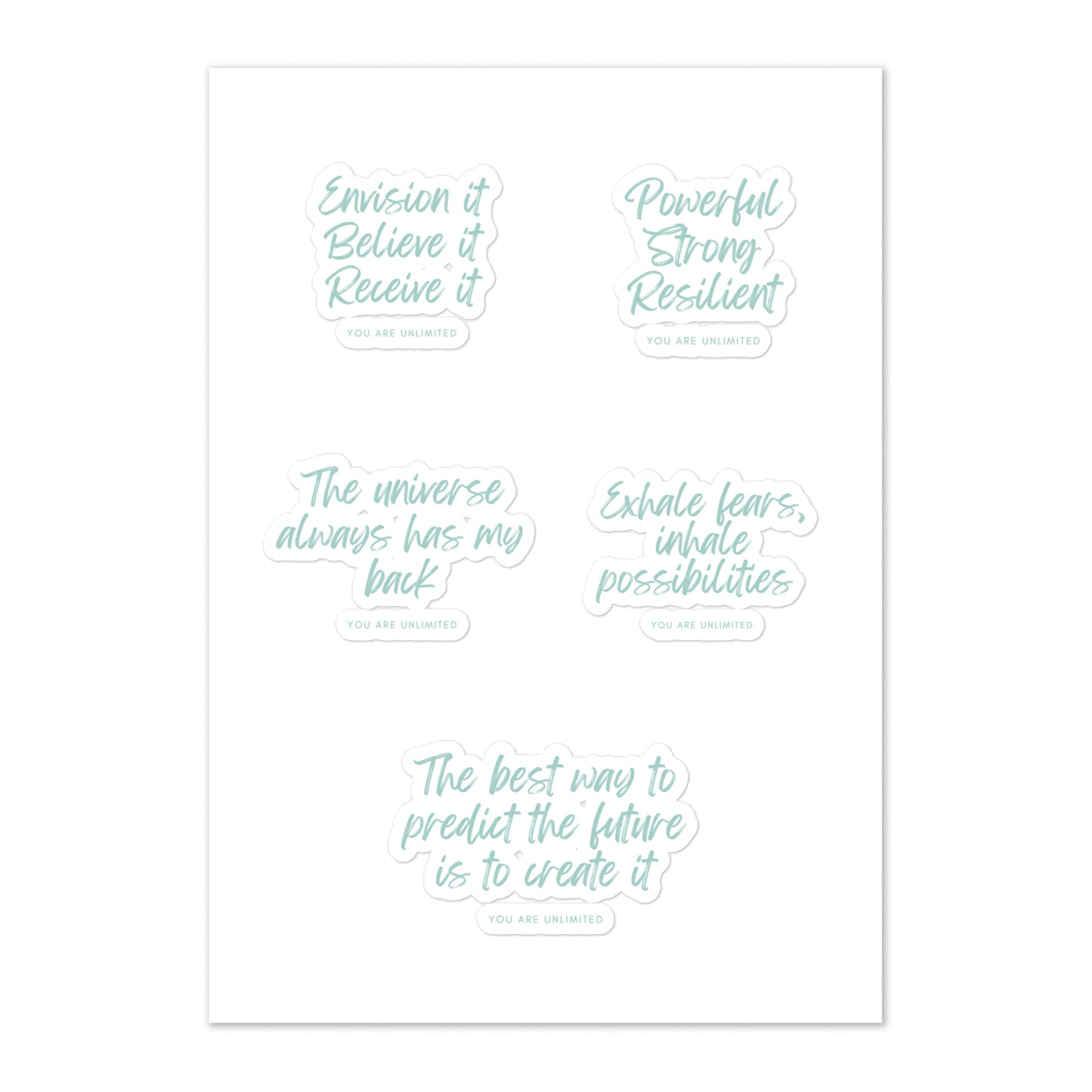 Vision Board Sticker Sheet