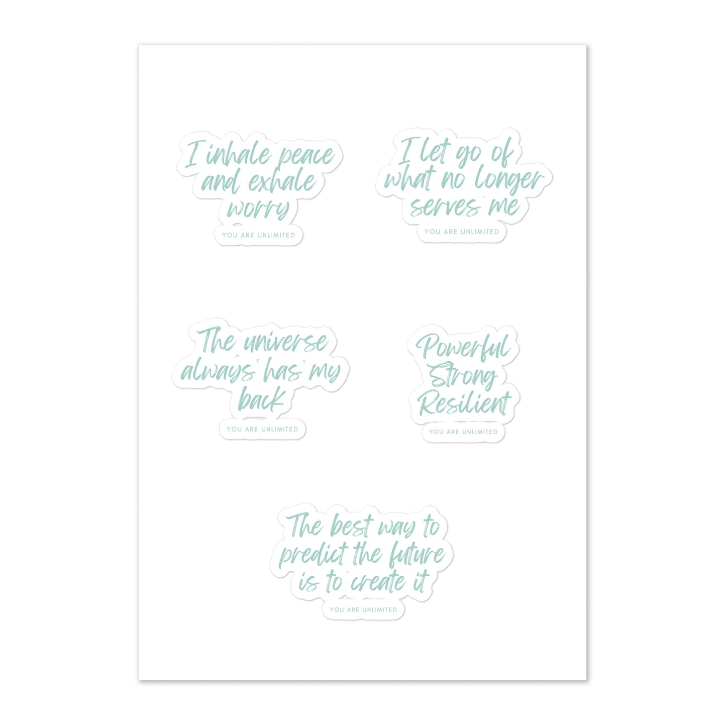 You Are Resilient Sticker Sheet