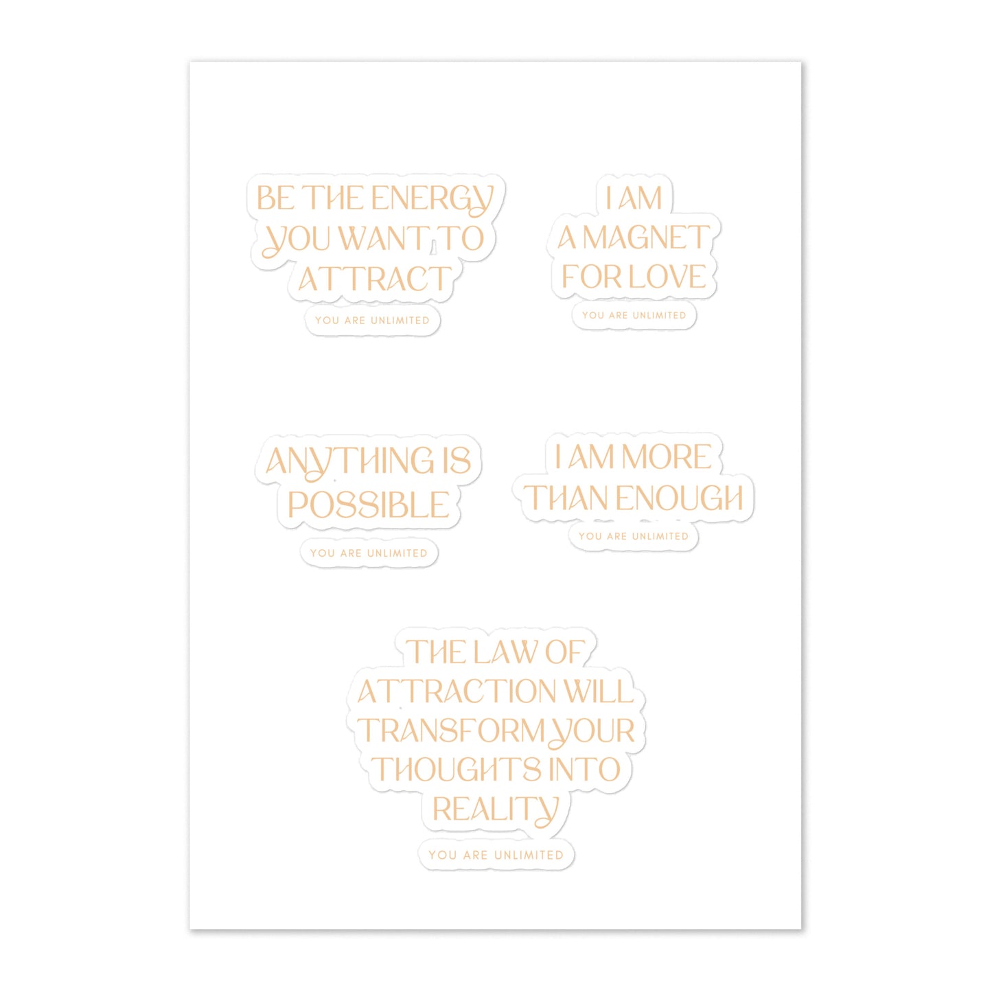 Manifesting Love Sticker Sheet