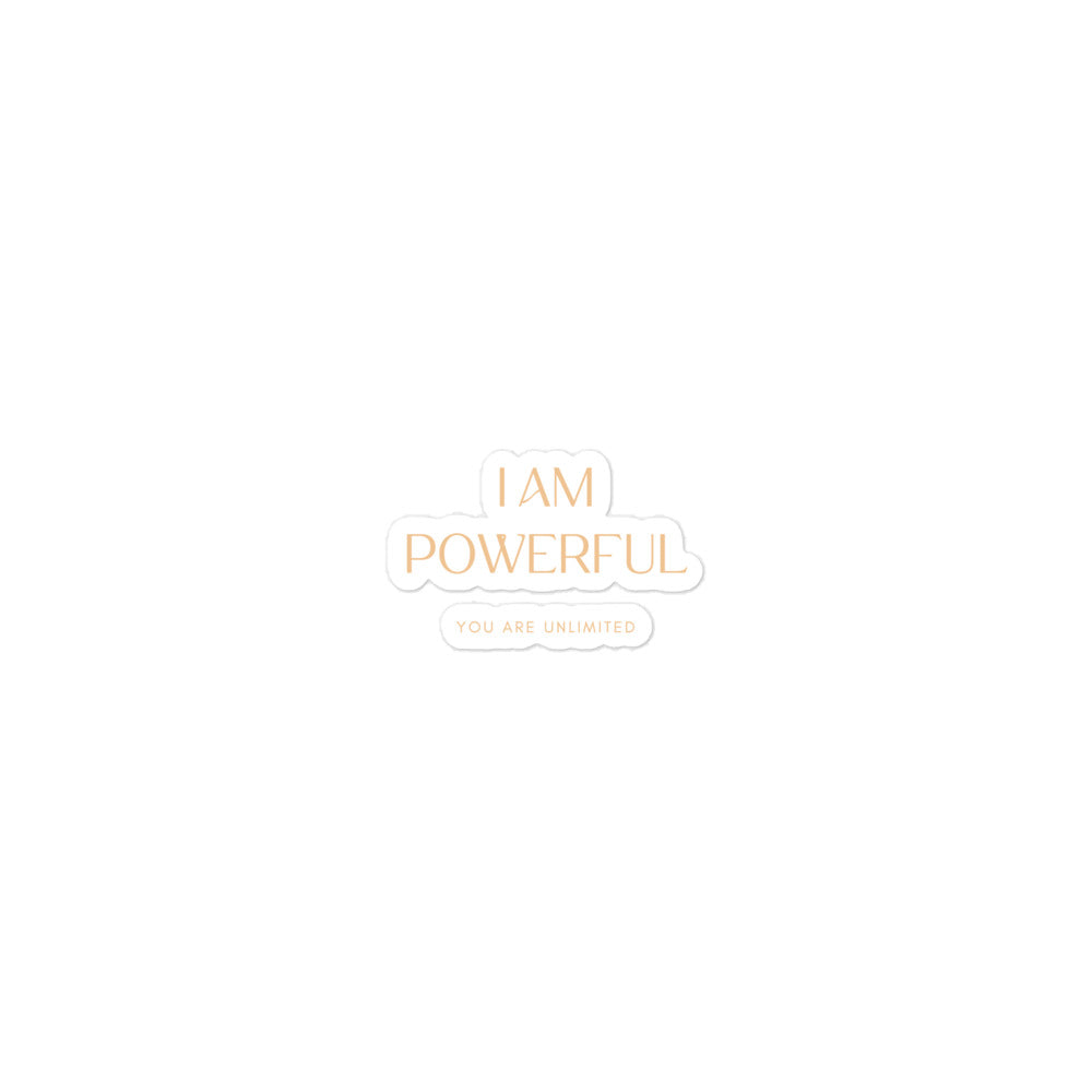 I Am Powerful Sticker