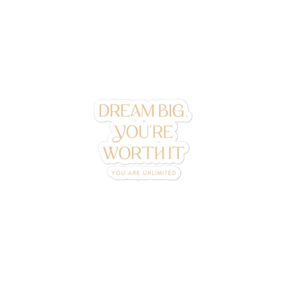 Dream Big Sticker