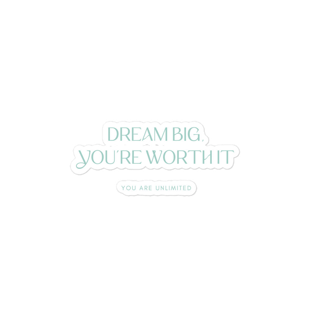 Dream Big Sticker