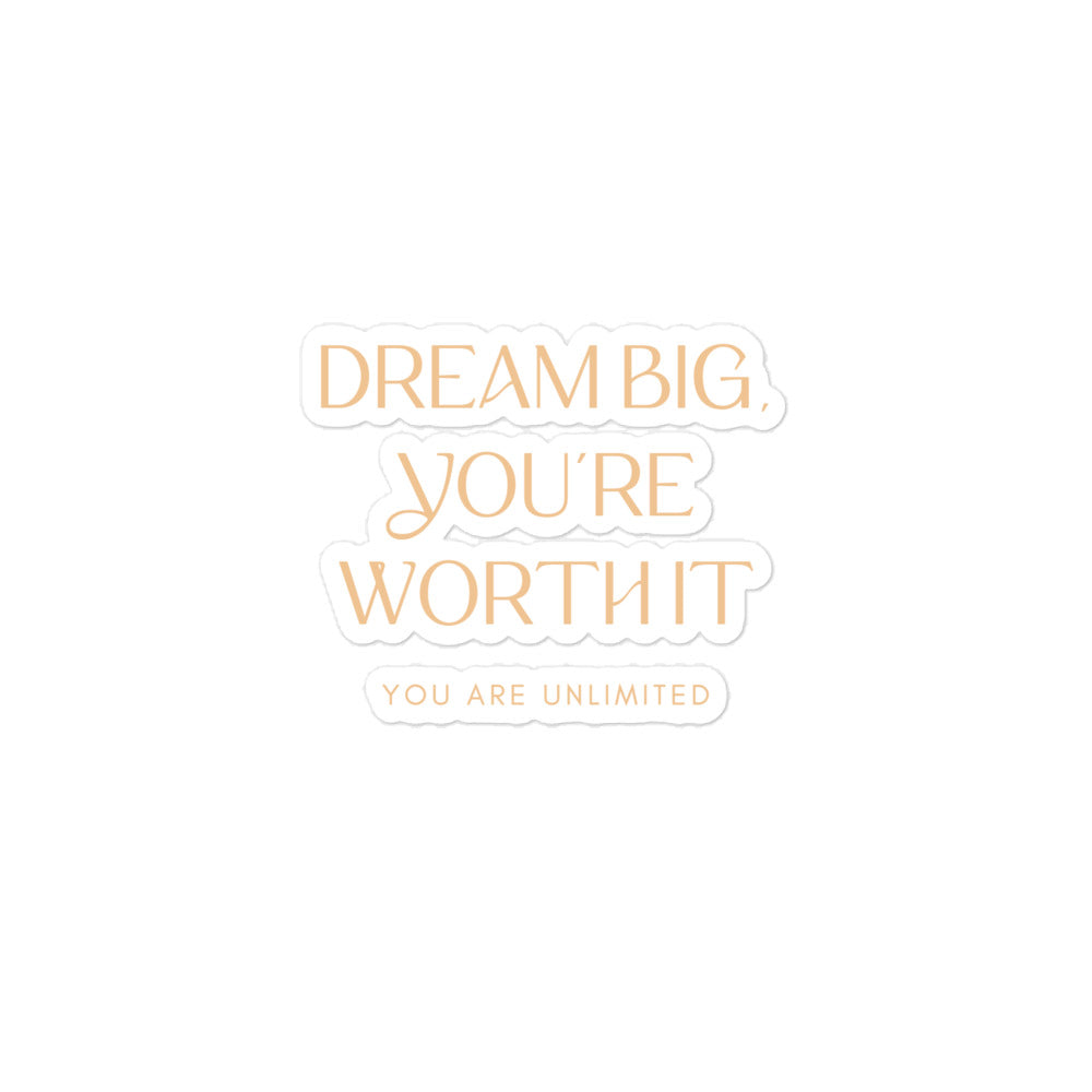 Dream Big Sticker