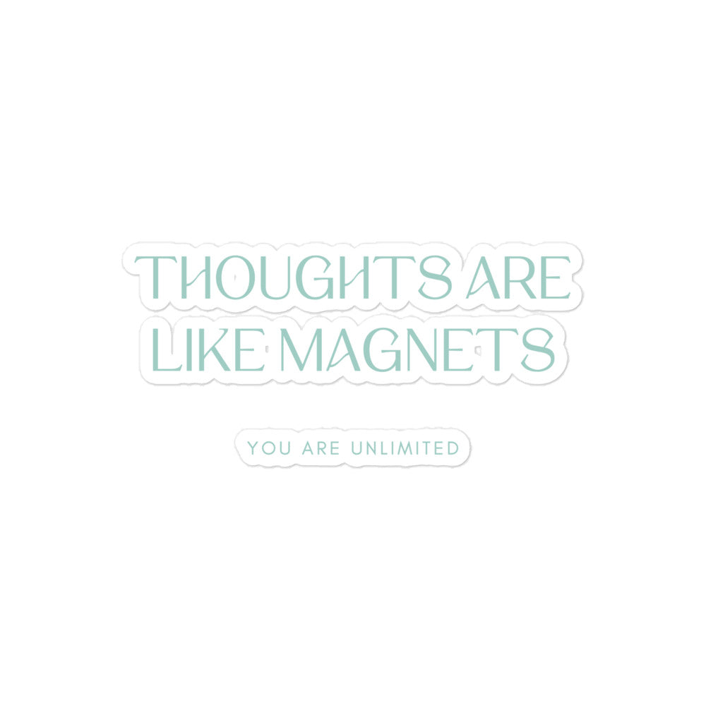 Magnetic Thoughts Sticker
