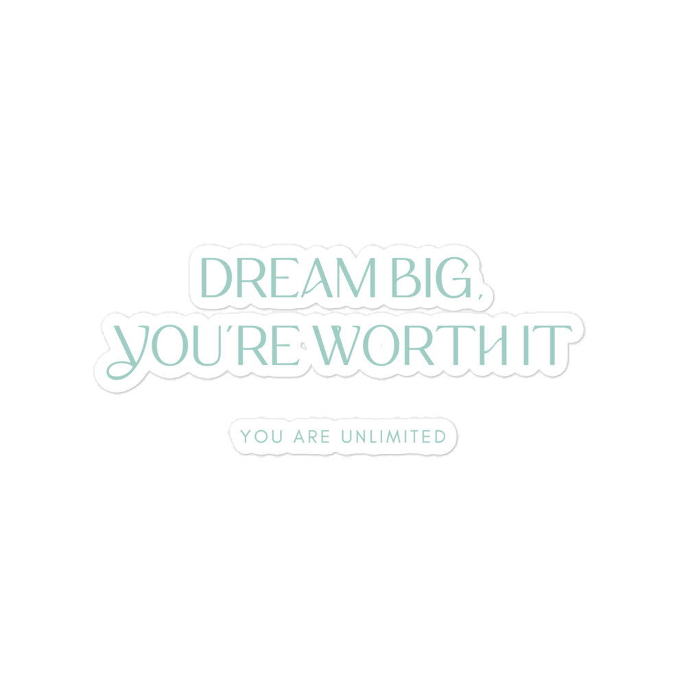 Dream Big Sticker