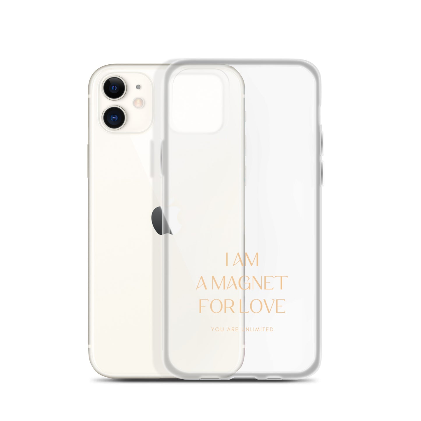 Magnet For Love - Clear Case for iPhone®