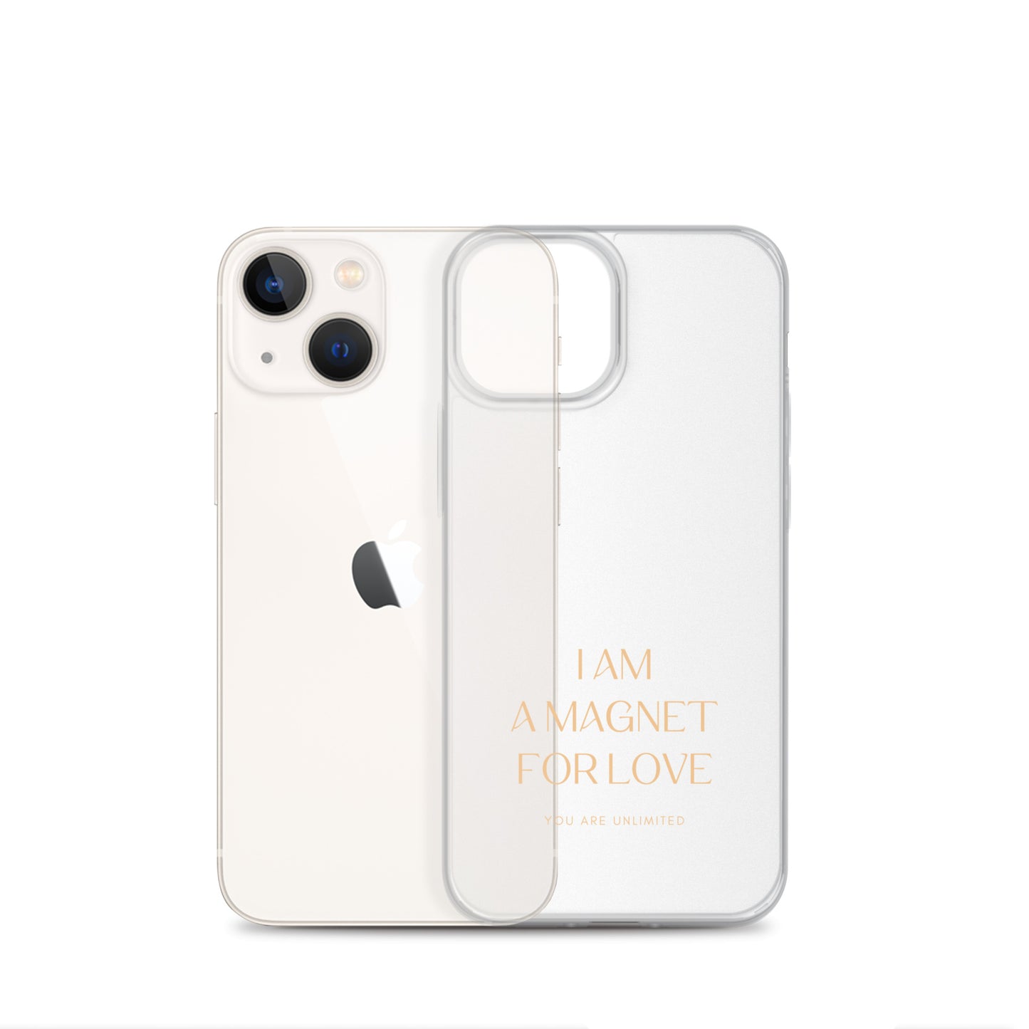 Magnet For Love - Clear Case for iPhone®