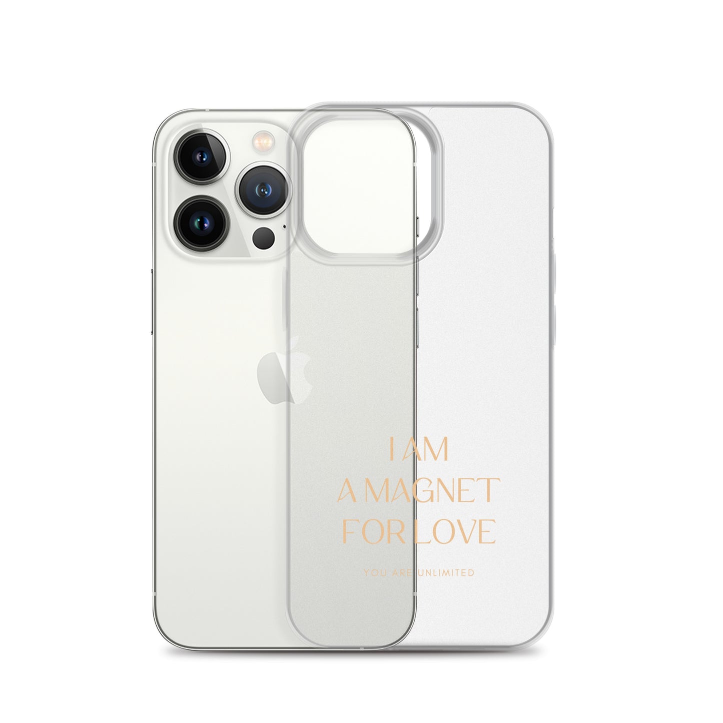 Magnet For Love - Clear Case for iPhone®