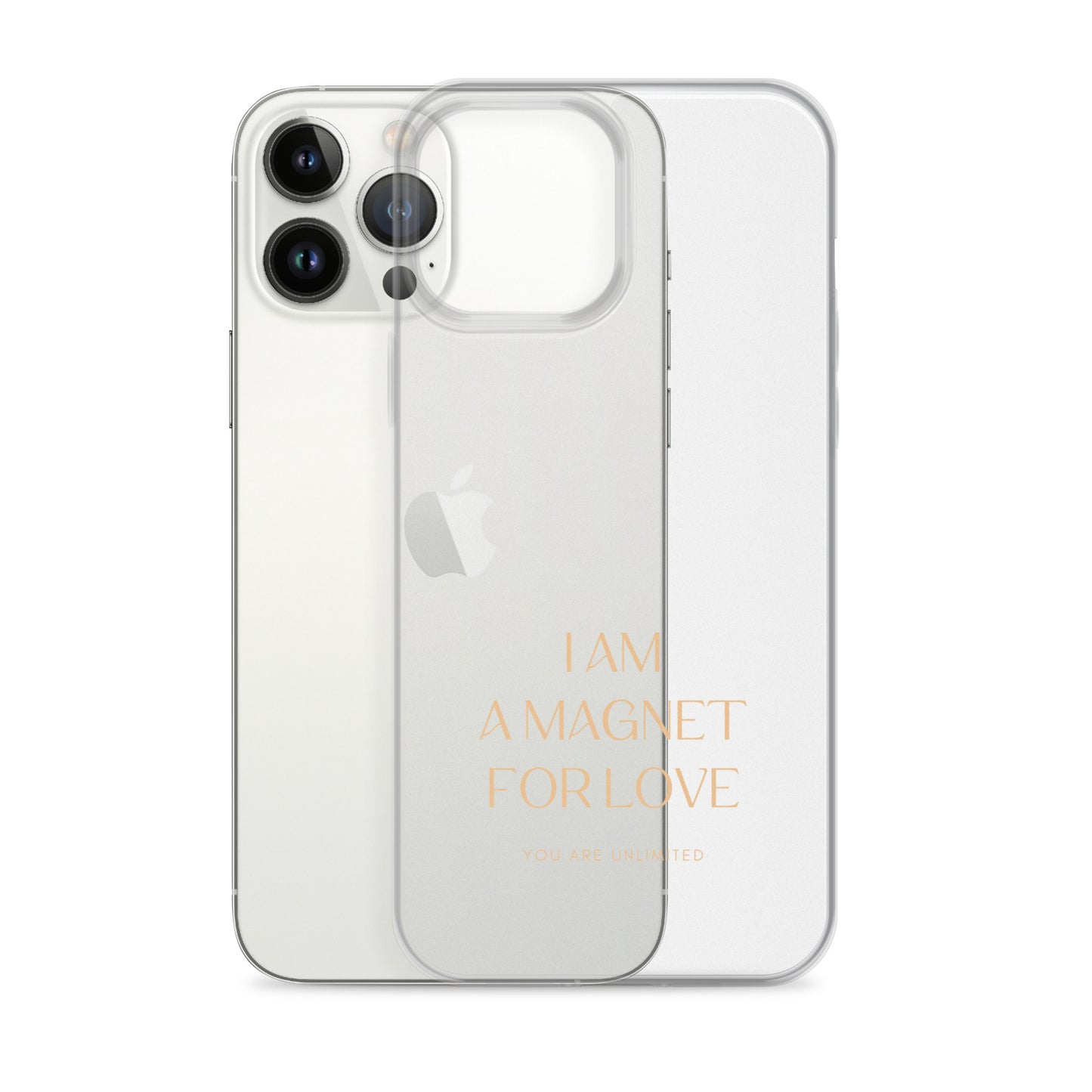 Magnet For Love - Clear Case for iPhone®