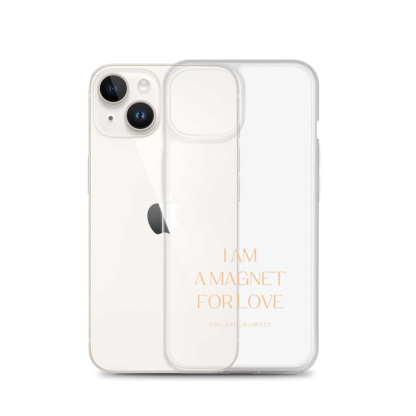 Magnet For Love - Clear Case for iPhone®