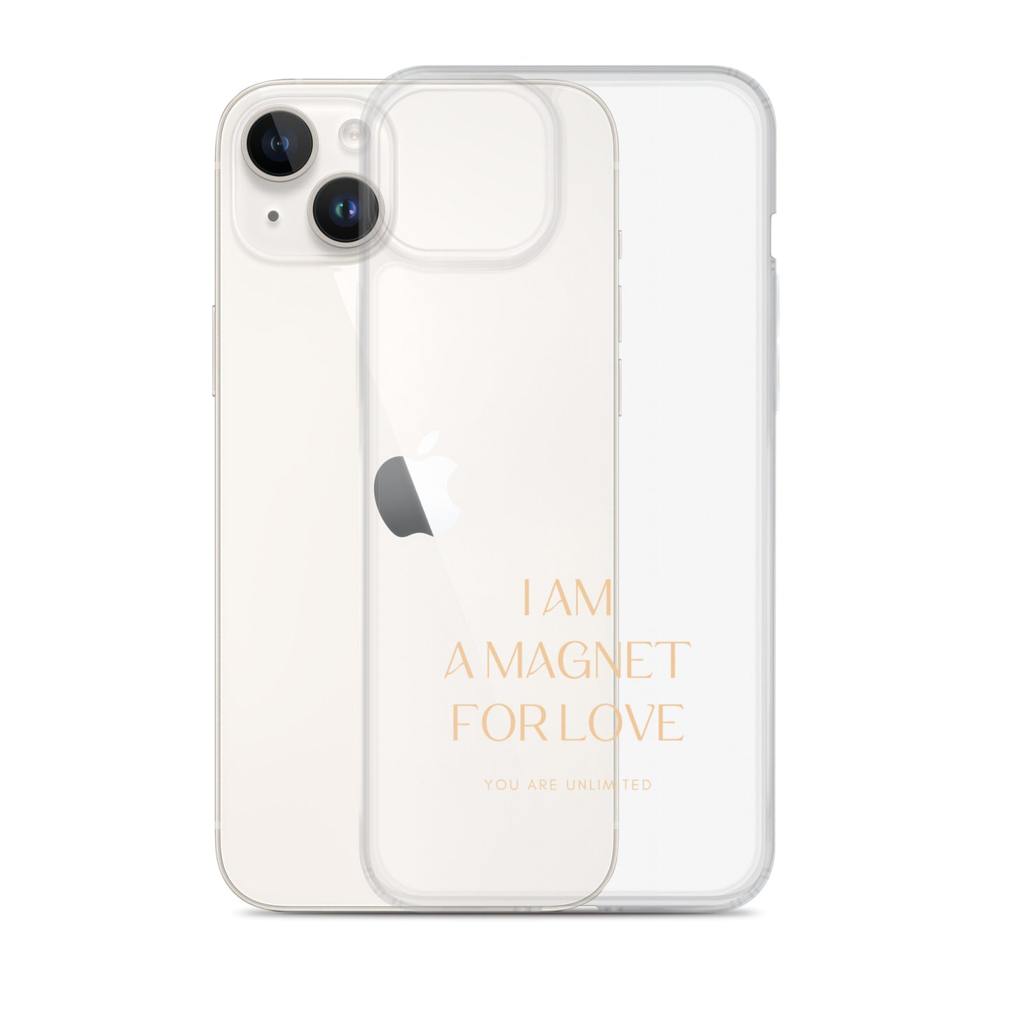 Magnet For Love - Clear Case for iPhone®