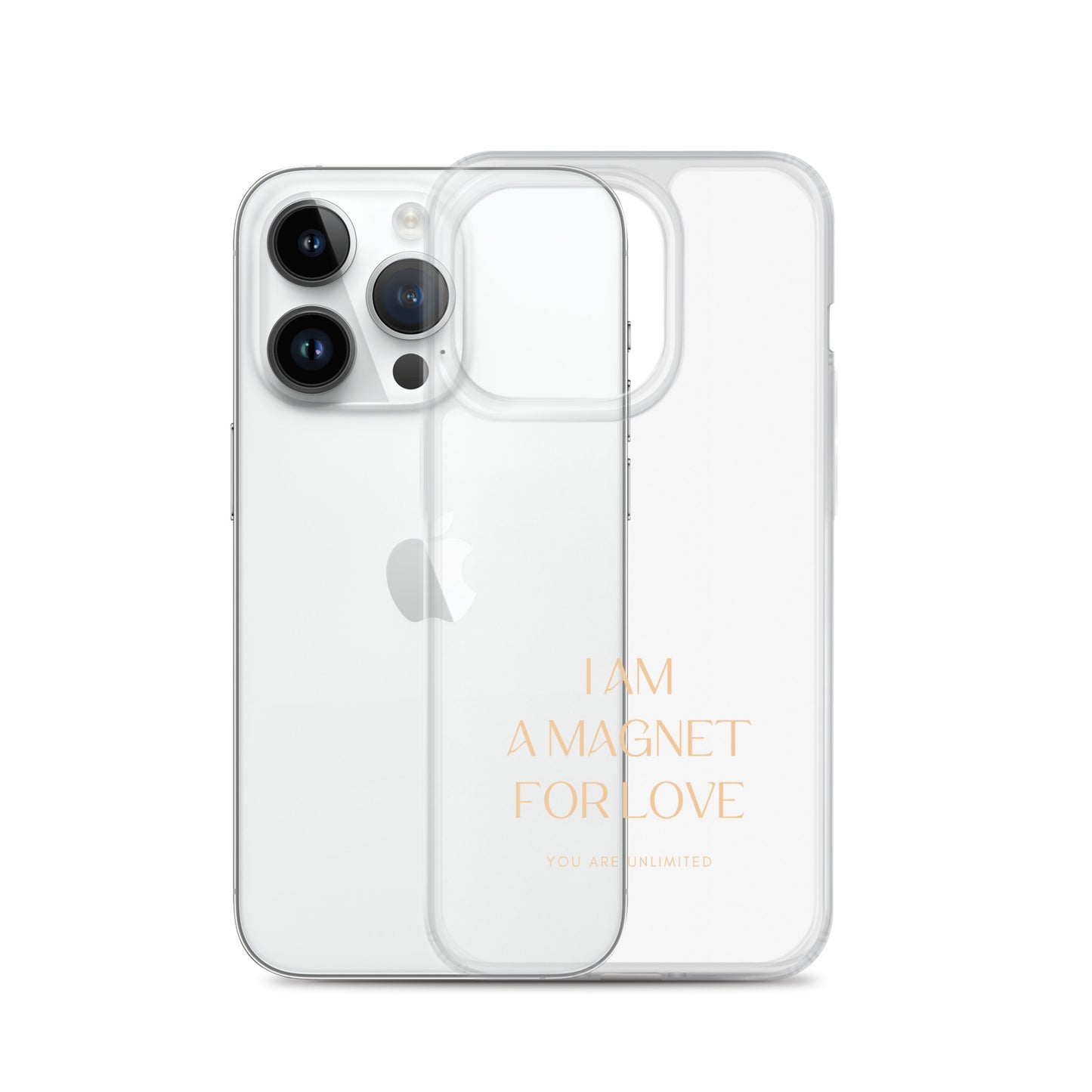 Magnet For Love - Clear Case for iPhone®