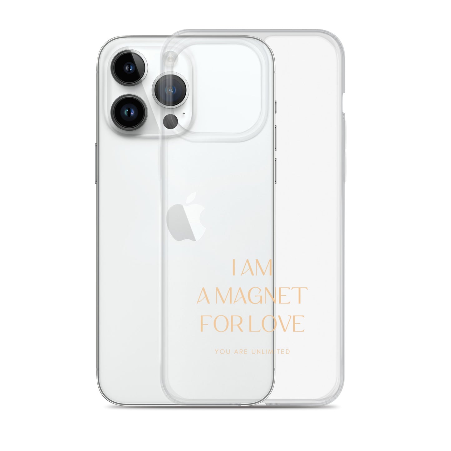 Magnet For Love - Clear Case for iPhone®