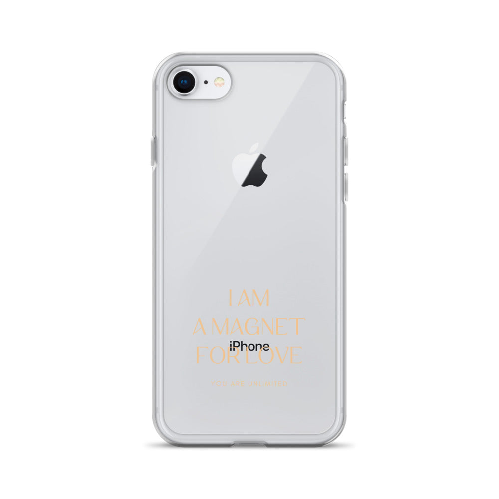 Magnet For Love - Clear Case for iPhone®