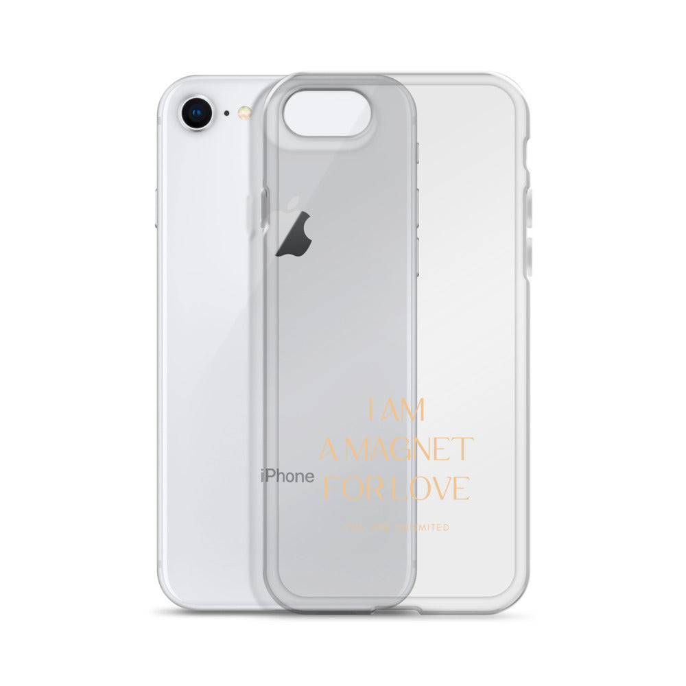 Magnet For Love - Clear Case for iPhone®