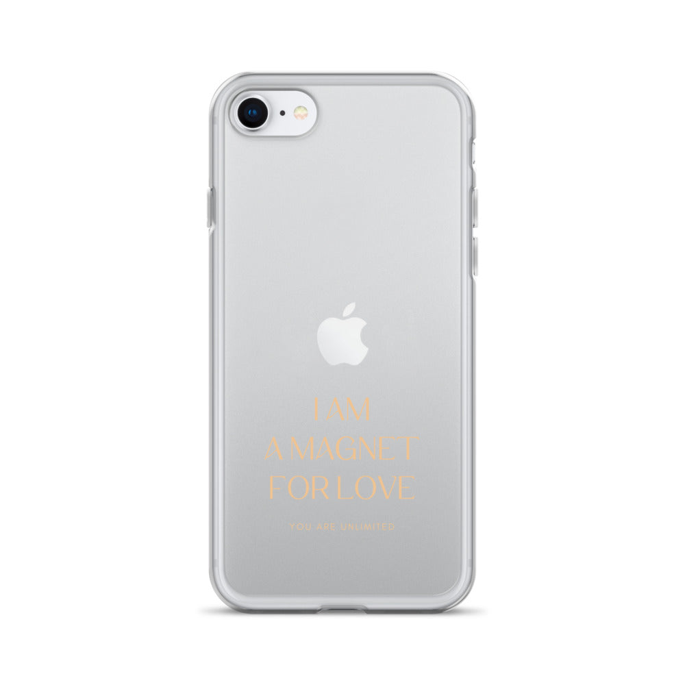Magnet For Love - Clear Case for iPhone®