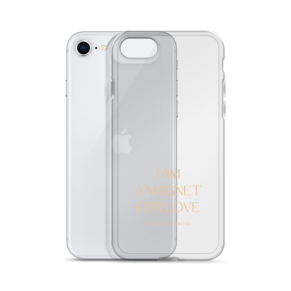 Magnet For Love - Clear Case for iPhone®