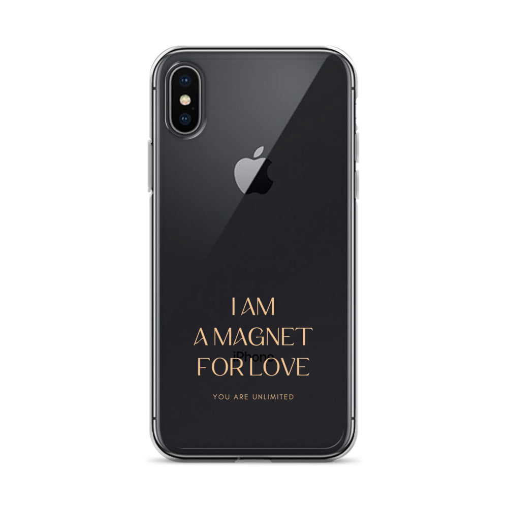 Magnet For Love - Clear Case for iPhone®