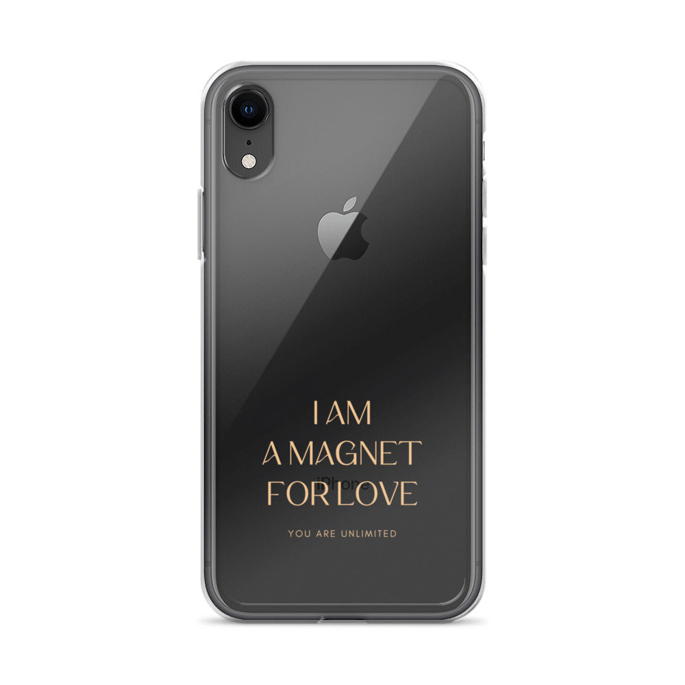 Magnet For Love - Clear Case for iPhone®